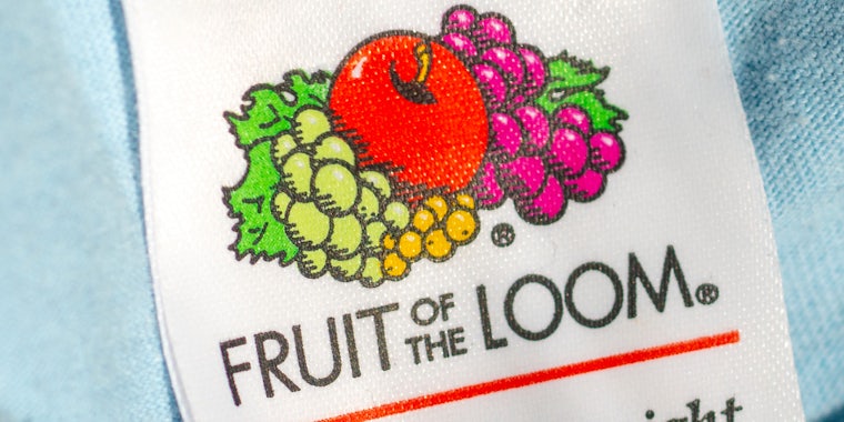 Fruit of the loom tag