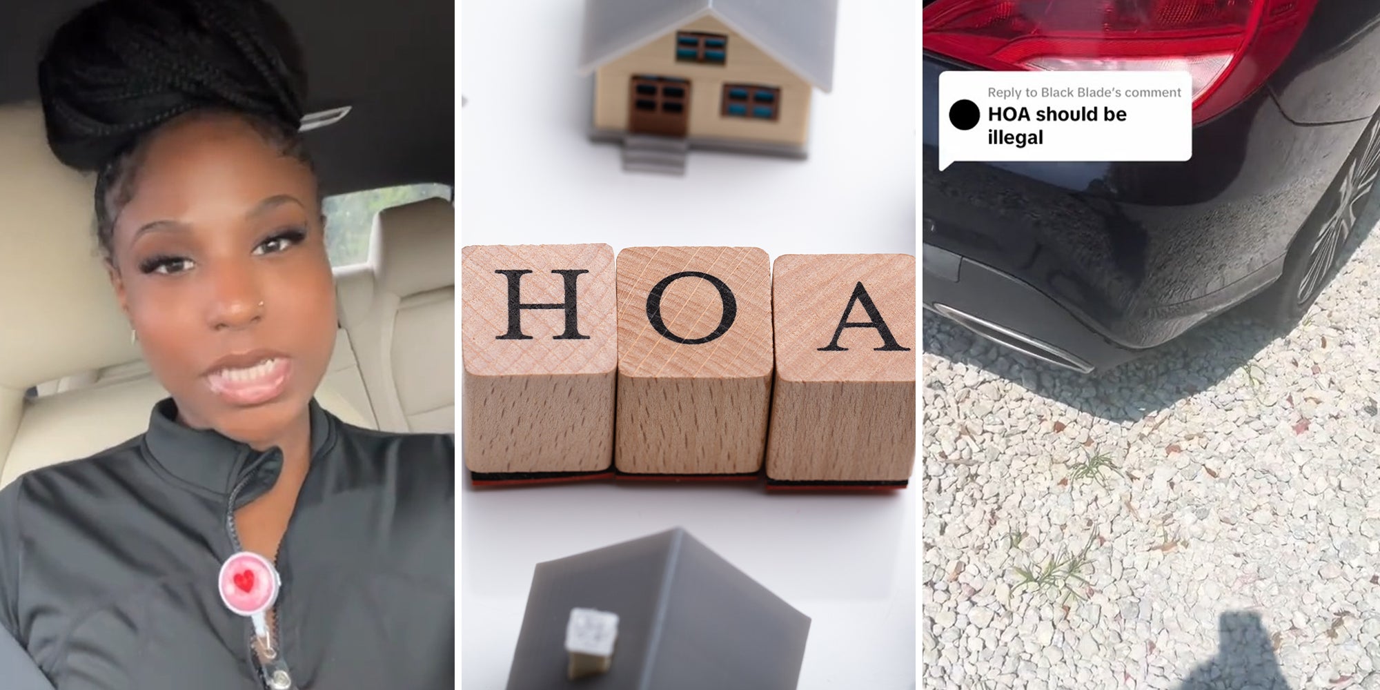 Woman says HOA damaged her TK car after towing it from her driveway