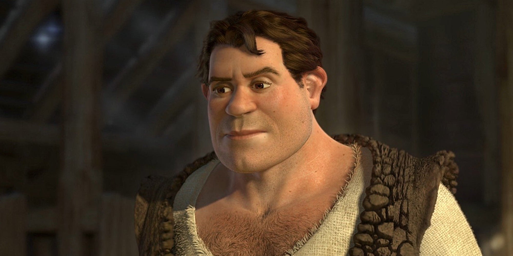 Shrek as a human