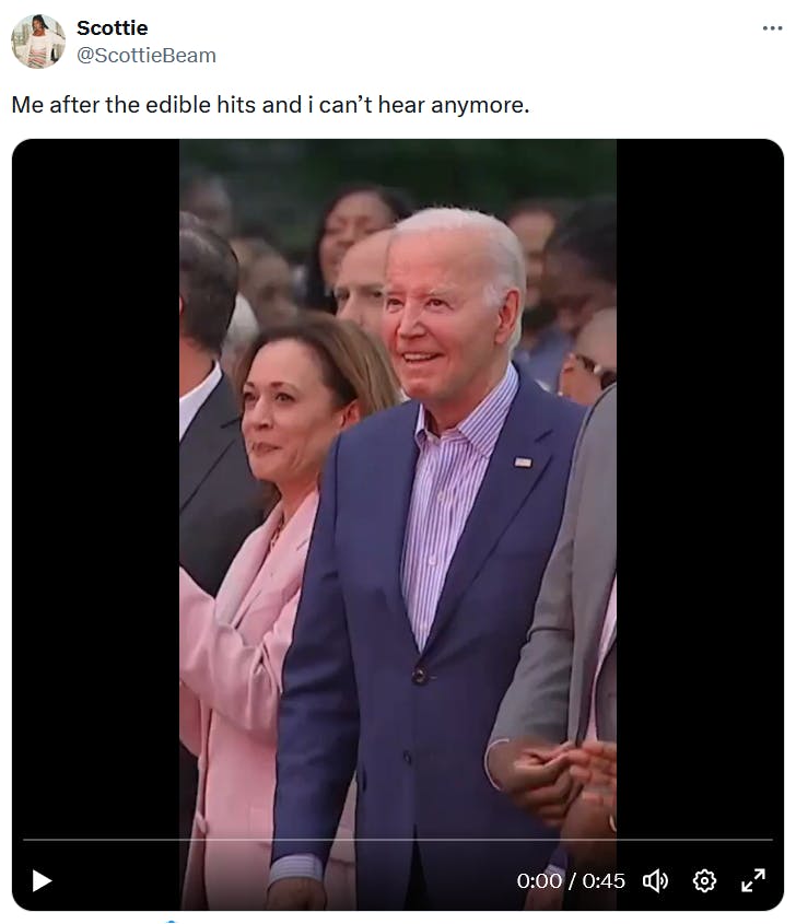 Joe Biden Freezes During Juneteenth Event, Gets Meme'd