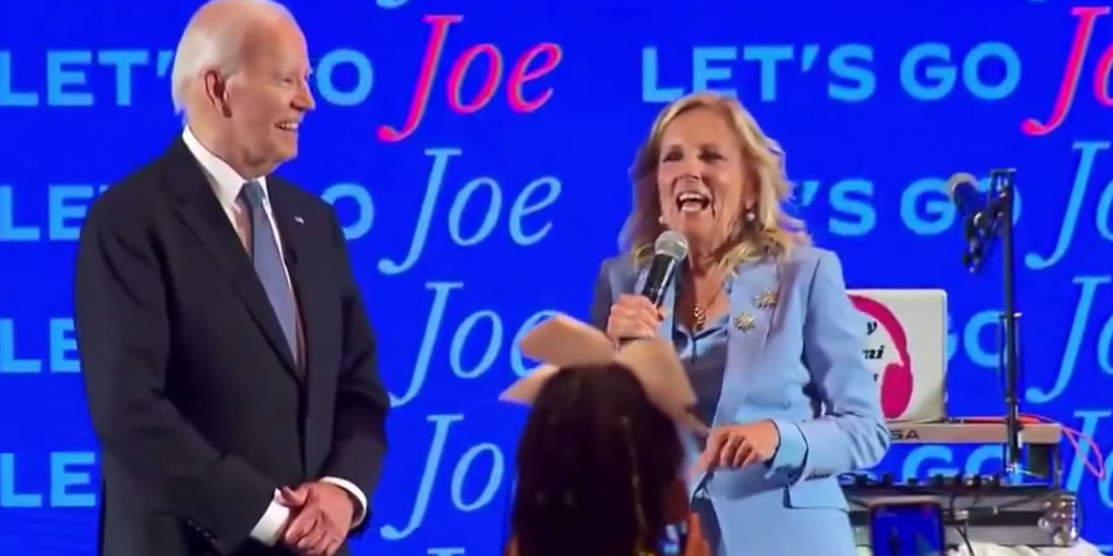 Jill Biden's praise for president answering every debate question mocked
