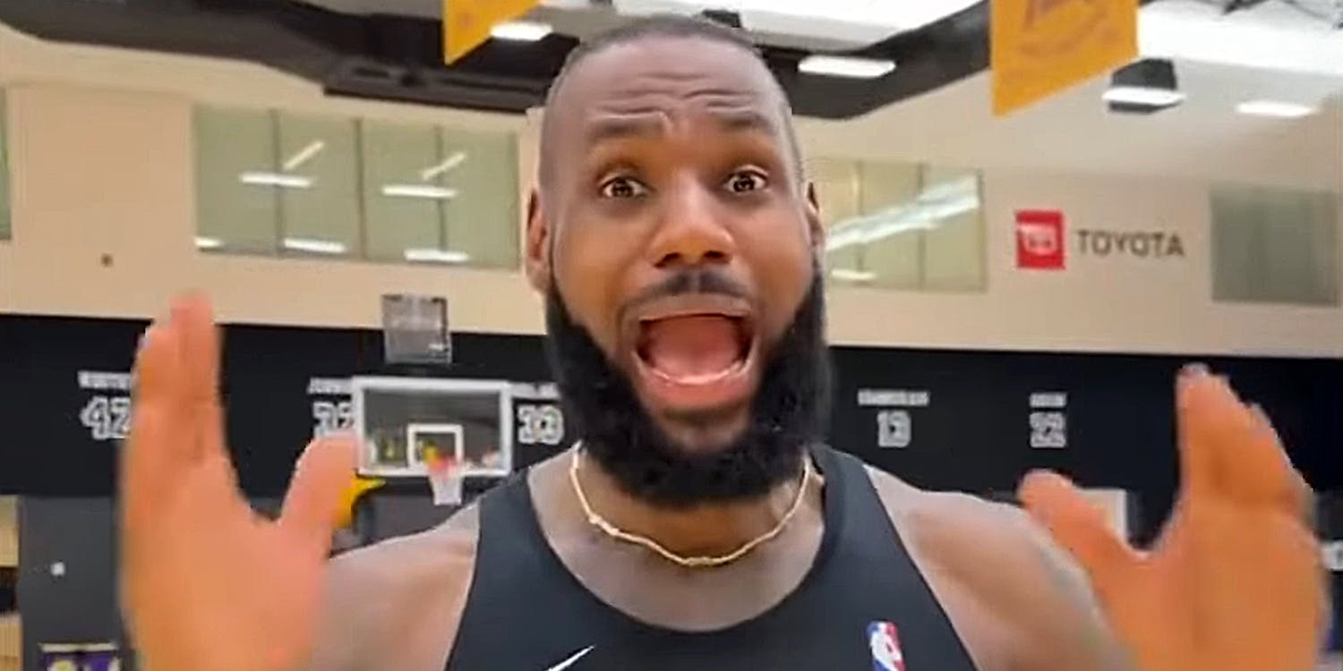 LeBron James Scream If You Love Meme AKA LeBron James Satanic Ritual