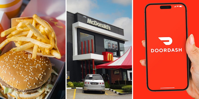 DoorDash driver says McDonald’s worker refused to complete 13-sandwich order