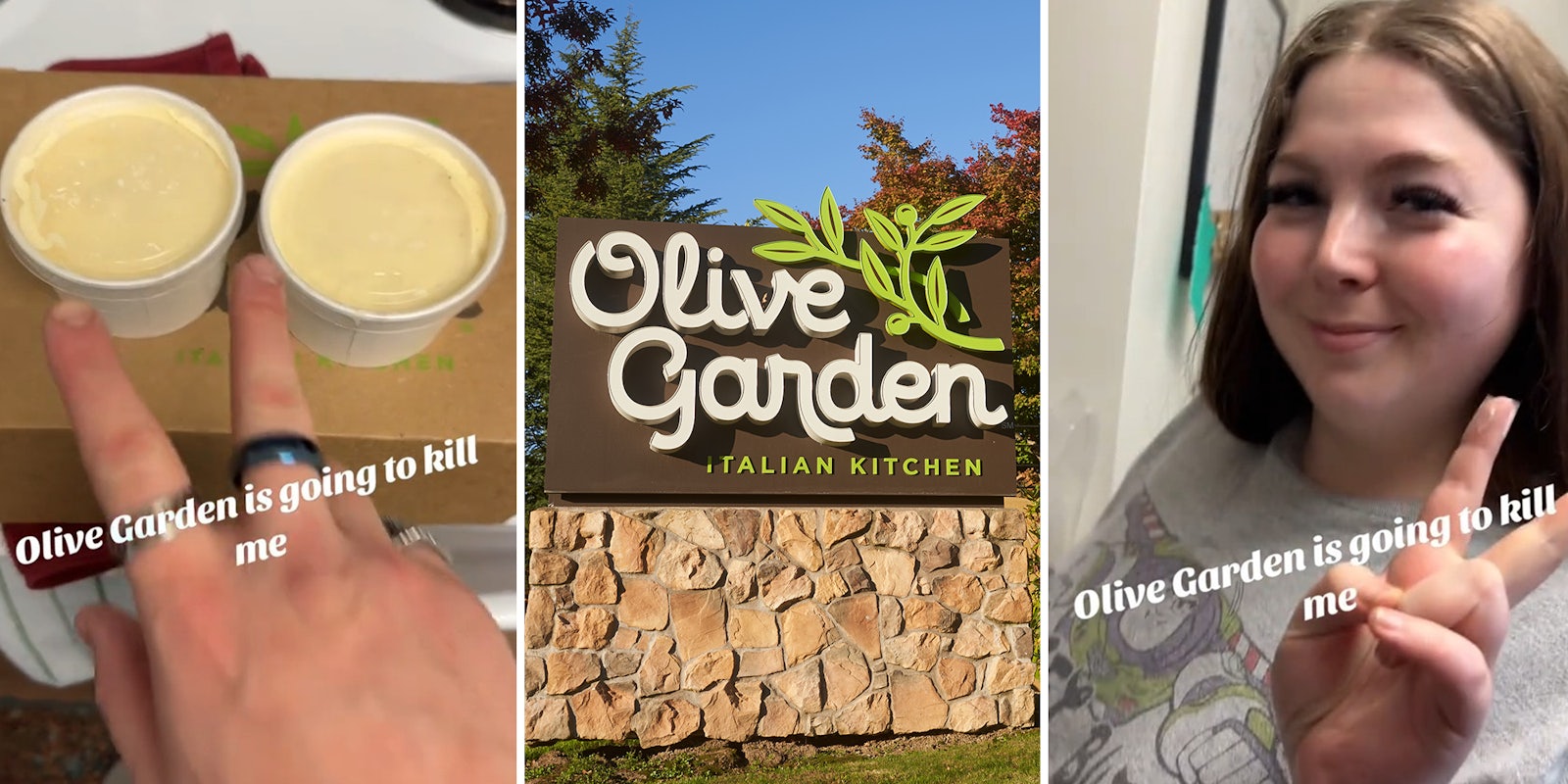 Olive Garden customer shows trick to ordering gift box full of bread sticks