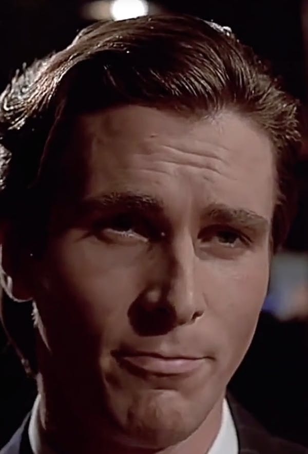 patrick bateman sigma face