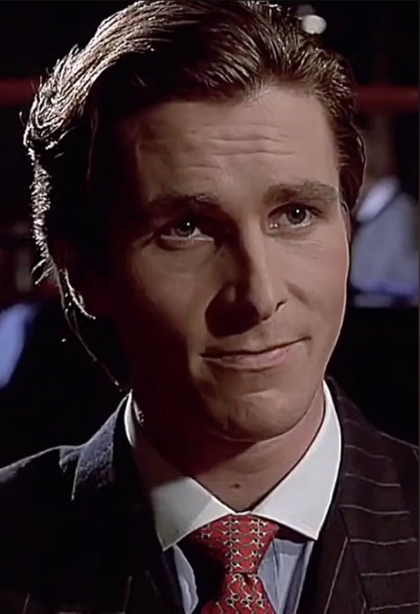 patrick bateman sigma face