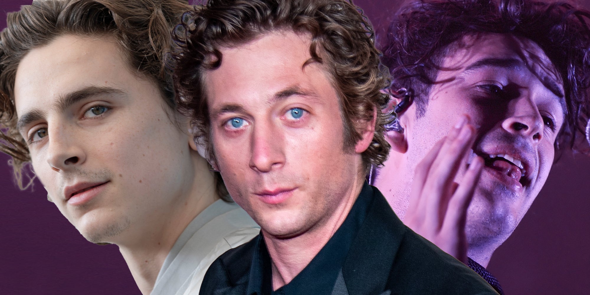 hot rodent boyfriend - Timothee Chalamet(l), Jeremy Allen White(c), Matt Healy(r)