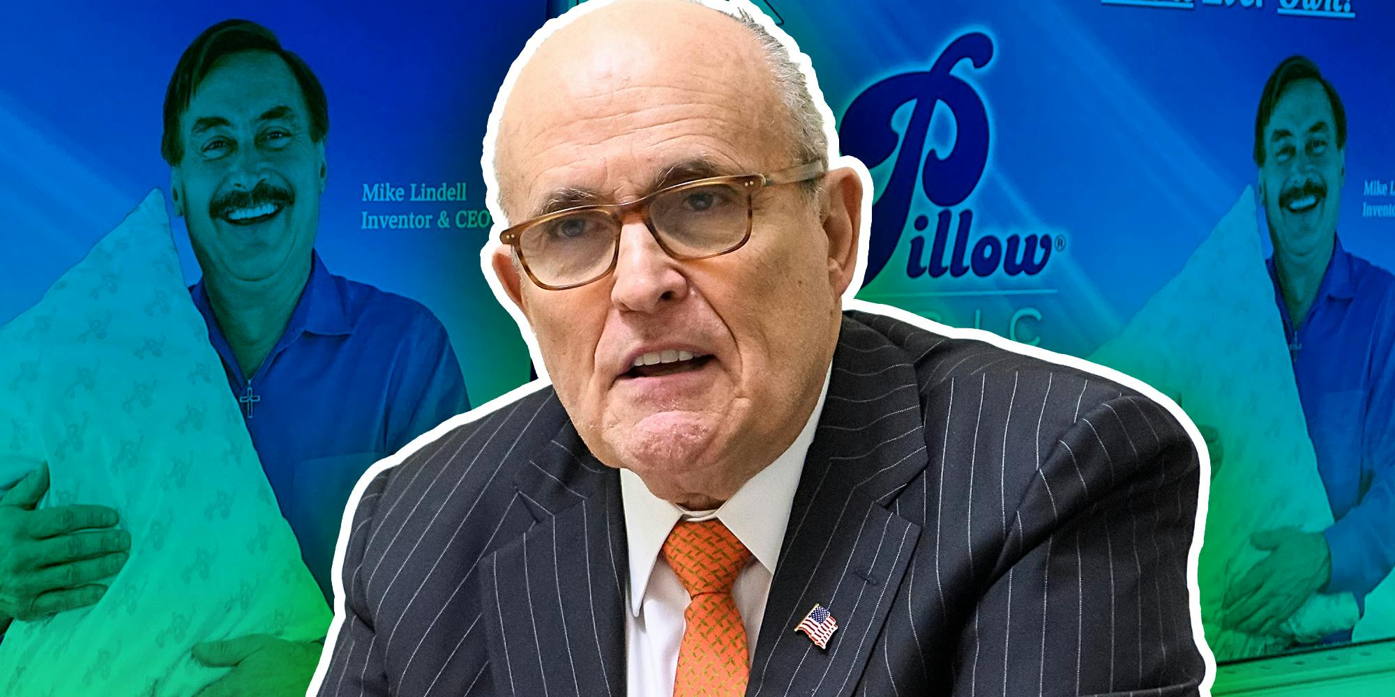 Rudy Giuliani over my pillow