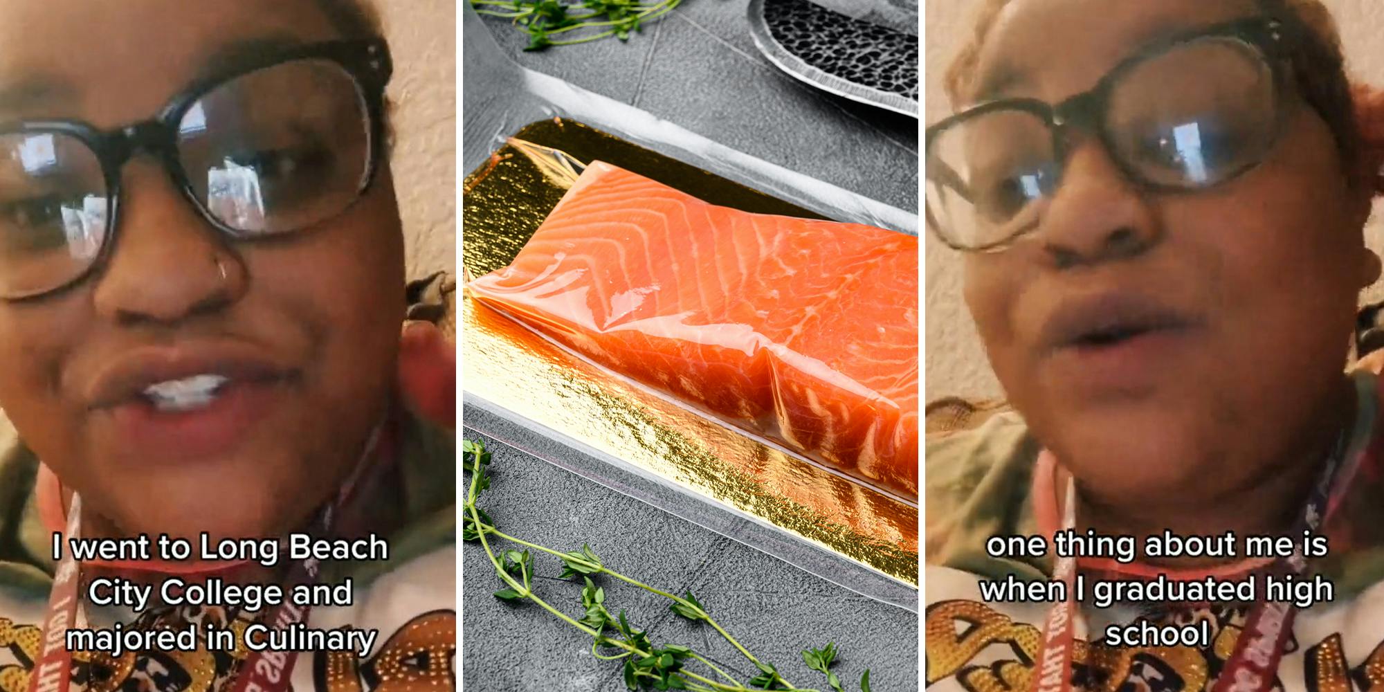 Customer buys salmon at Grocery Outlet. She’s shocked when she opens the package