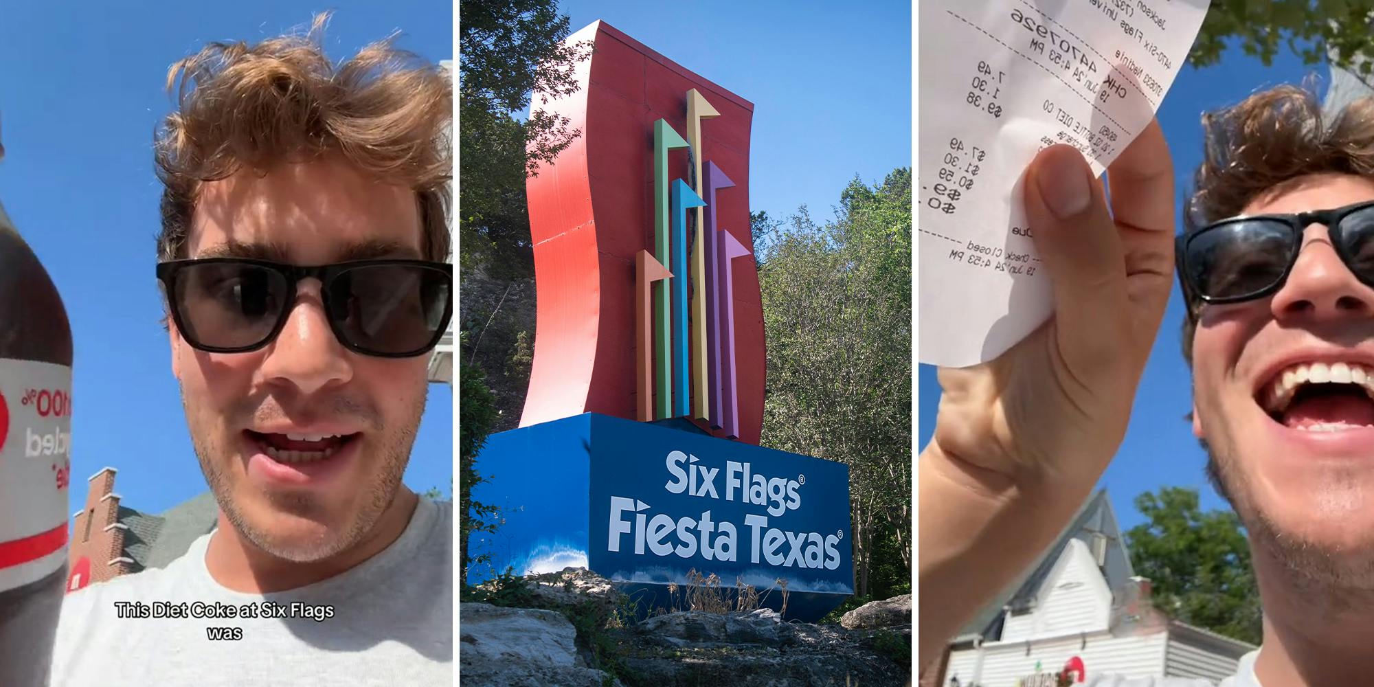 Six Flags customer buys a single Diet Coke for $9