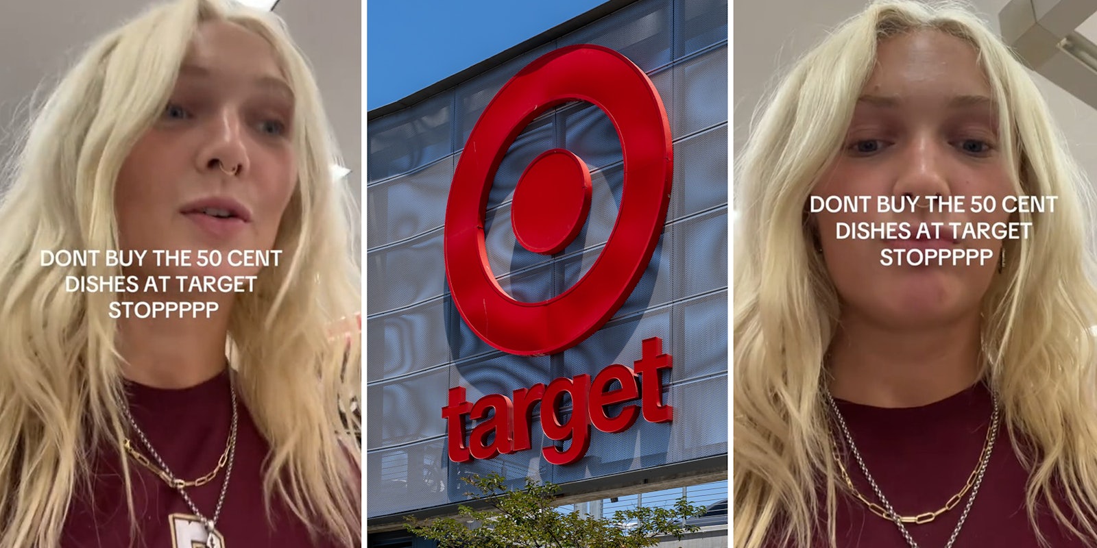 Woman warns against the 50-cent dishes you can get at Target