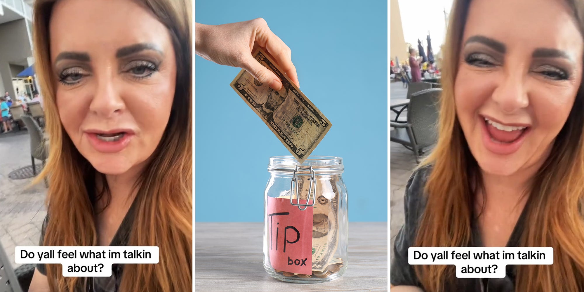 Waitress tells customer to go get her own spoon. So she gives her tip to someone else