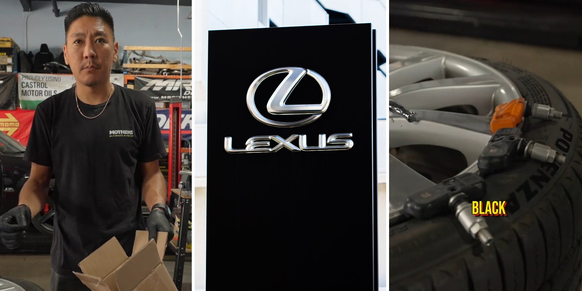 Lexus mechanic issues warning if you drive a modern car with a sensor that checks tire pressure