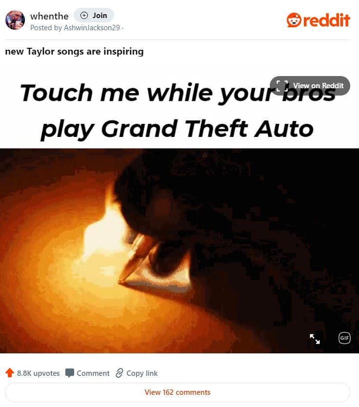 meme of a pen catching fire while it writes with the caption 'touch me while your bros play Grand Theft Auto'