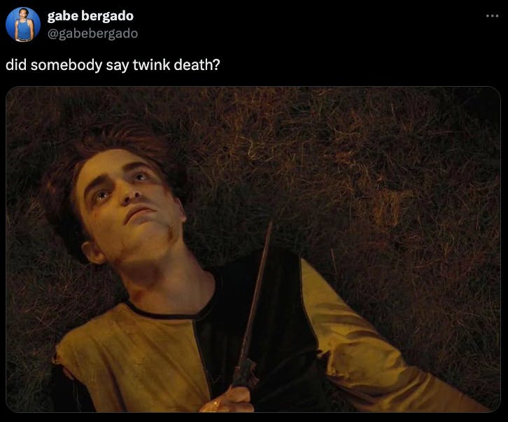 twink death meme featuring Edward from Twilight