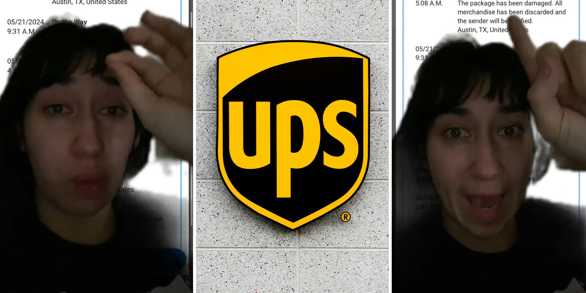 Customer slams UPS for damaging her package—then just throwing it away
