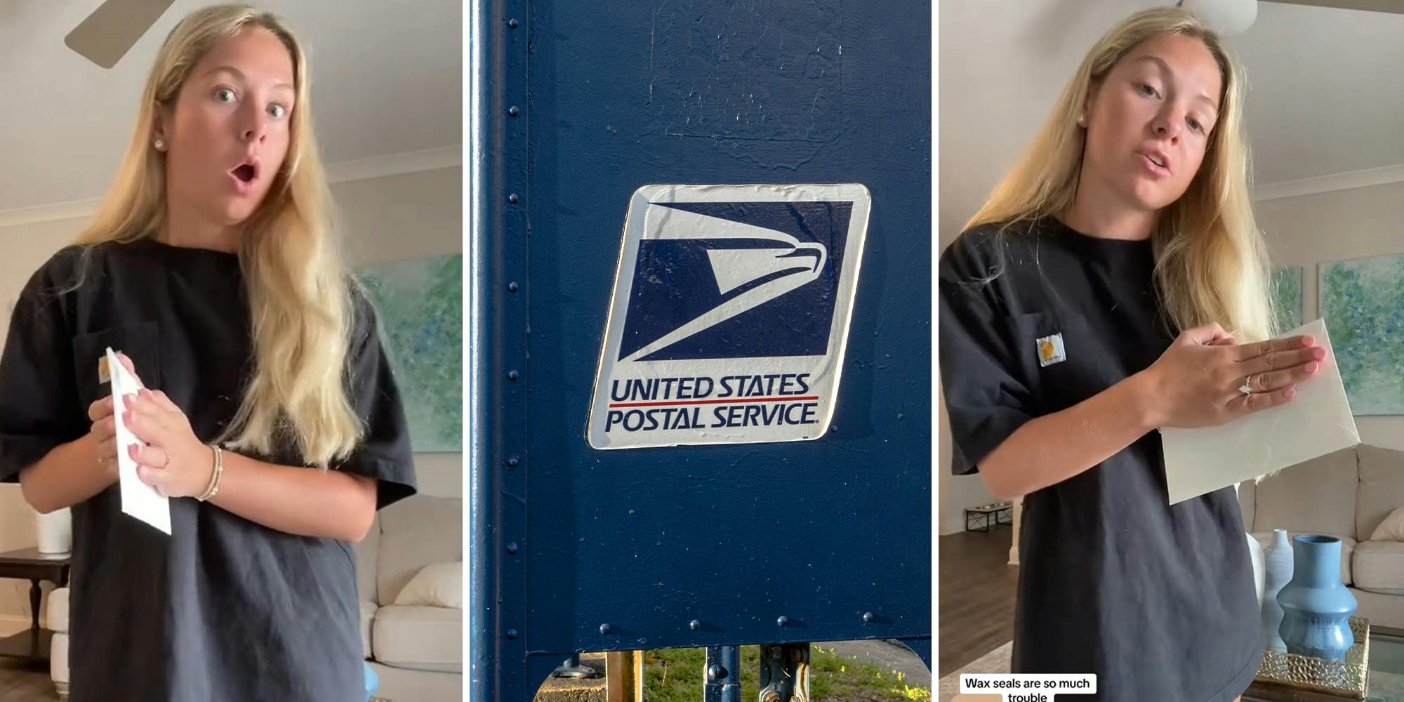 USPS customer issues warning to people sending letters with a wax seal
