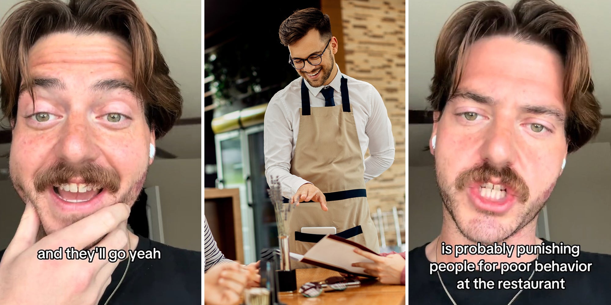 Server shares how he 'punishes' guests who seat themselves