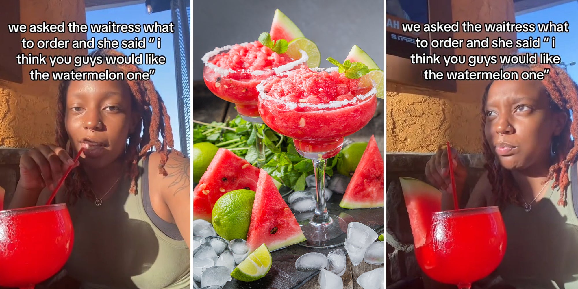 Black customers say server recommended they get the watermelon margarita