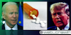 President Biden, a bill bottle, and Donald Trump. The Daily Dot newsletter web_crawlr logo is in the bottom right corner.