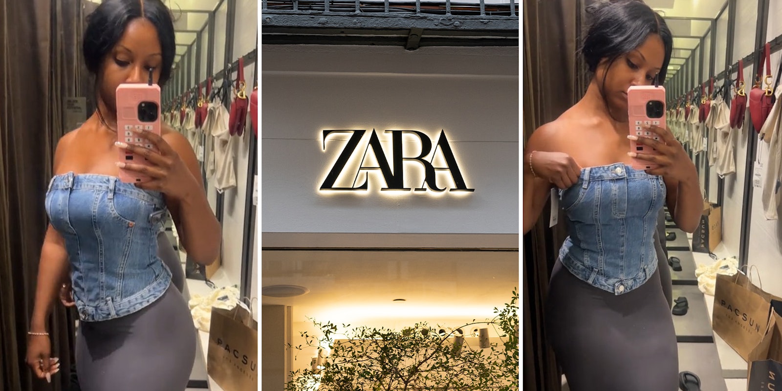 Zara customer tries buying top. The cashier told her she can't have it