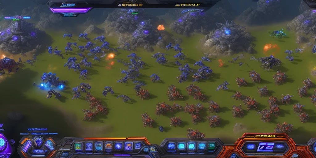 zerg rush game screenshot