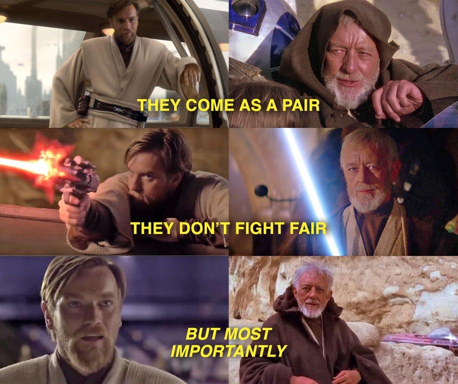 Hello there obi wan come as a pair pimpam post on Reddit