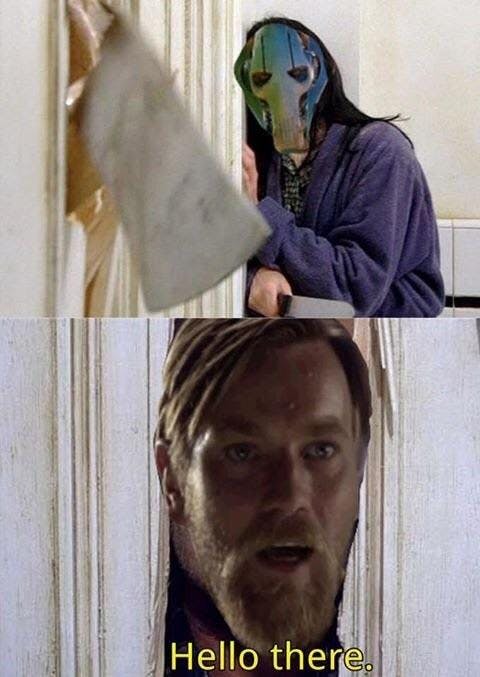 Hello There The Shining meme as seen on Reddit by passtheweinertaco