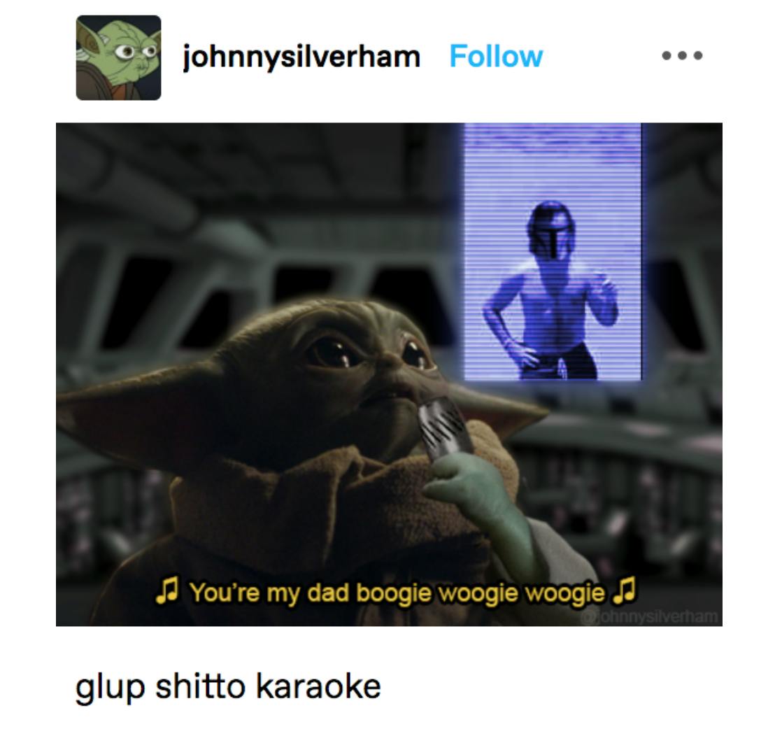 Glup Shitto karaoke meme on Tumblr by johnnysilverham