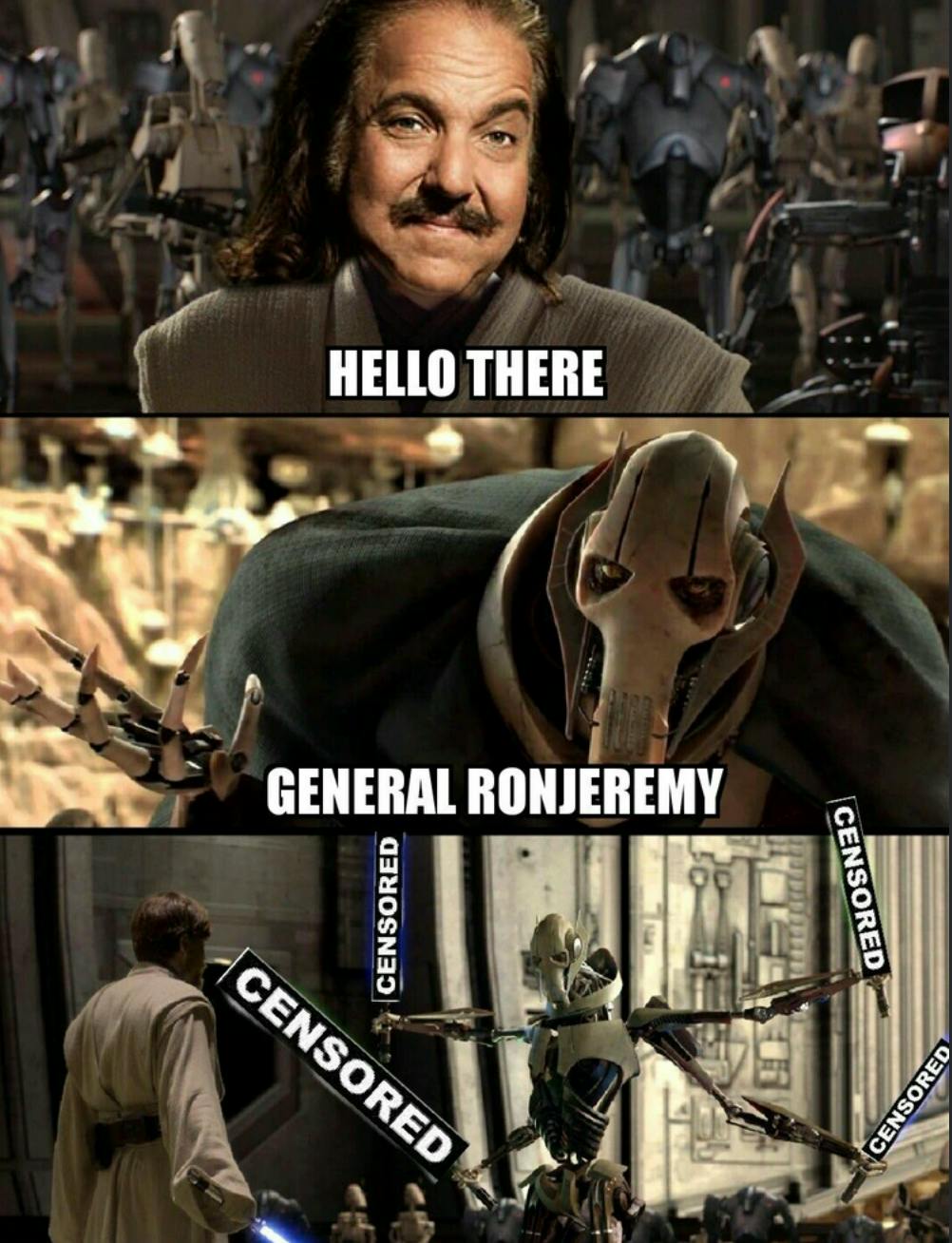 Hello there Ron Jeremy meme from Imgur