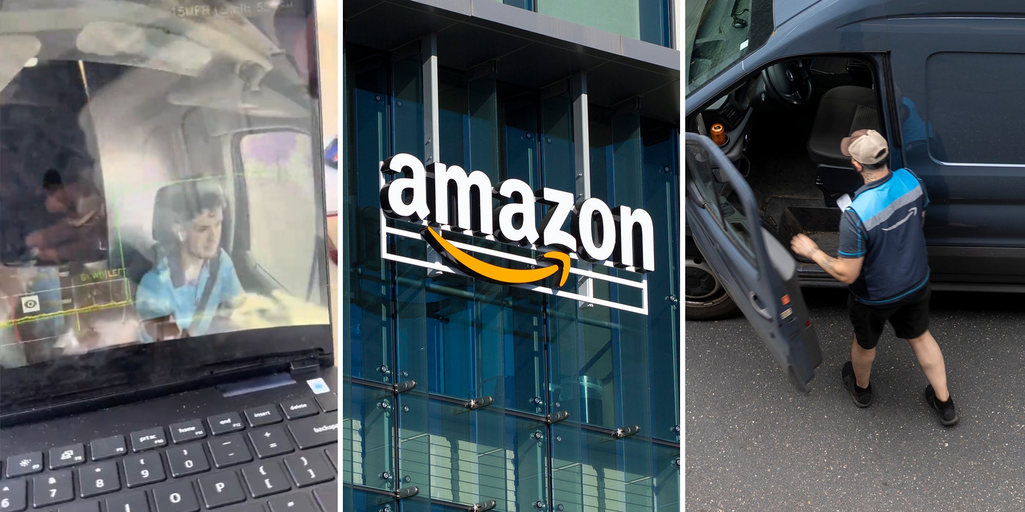 Amazon driver gets flagged simply for touching his eye