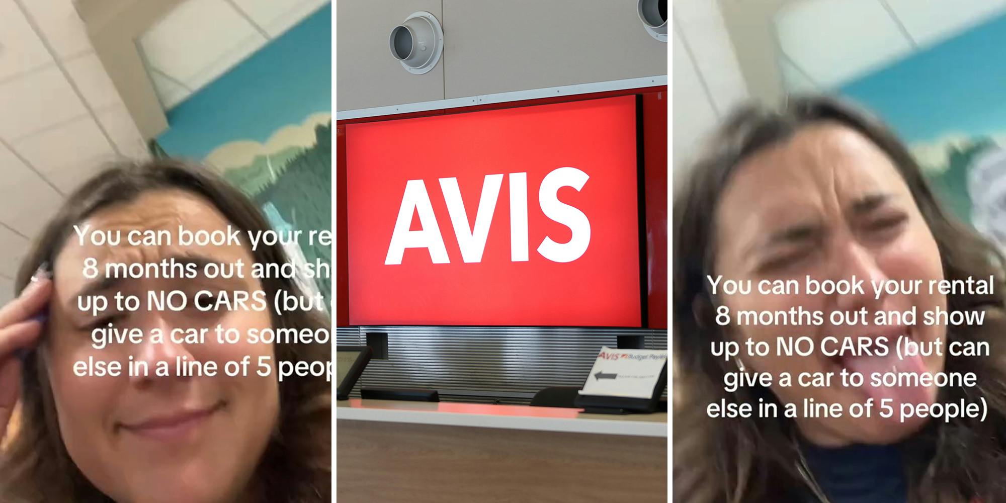 Woman warns using Avis or Budget rental cars when she books 8 months in advance of her trip