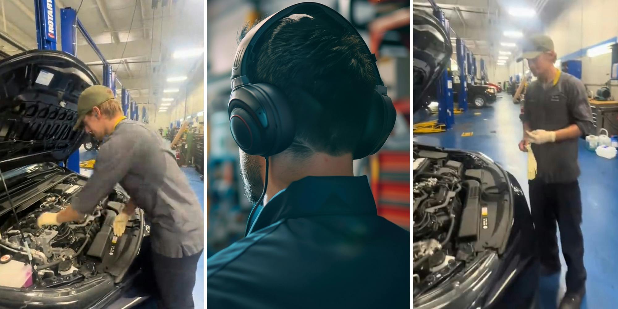 ‘It’s a Toyota tho’: Mechanic reveals the real reason they wear headphones in the shop