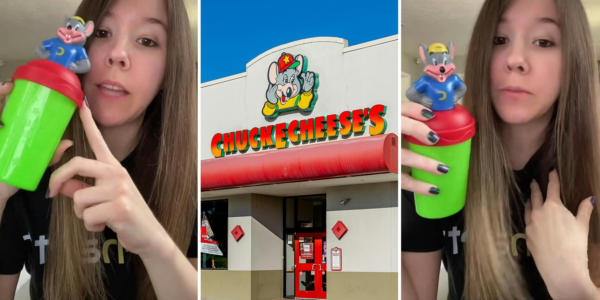 Woman finds ‘inappropriate’ Chuck E. Cheese cup at Goodwill