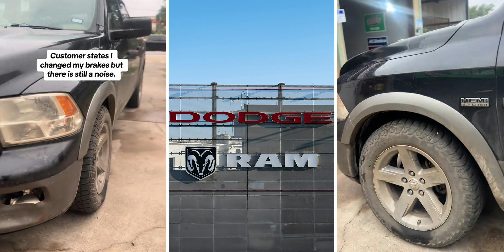 Ram driver changes his brakes. But there's still a mysterious noise