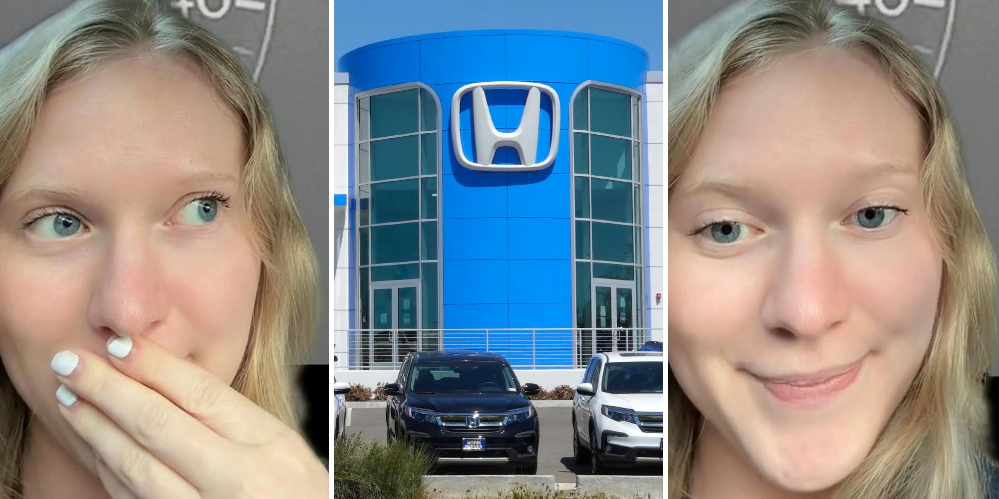 Honda Civic driver says her check engine light went on and then off