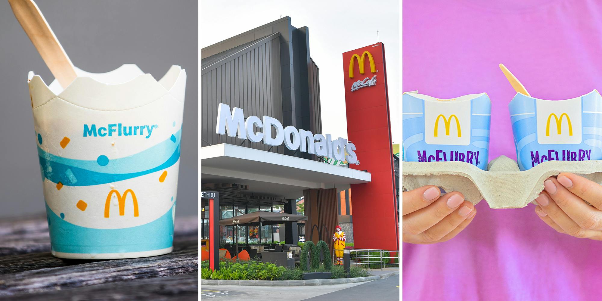 McDonald’s customer orders M&M's McFlurry