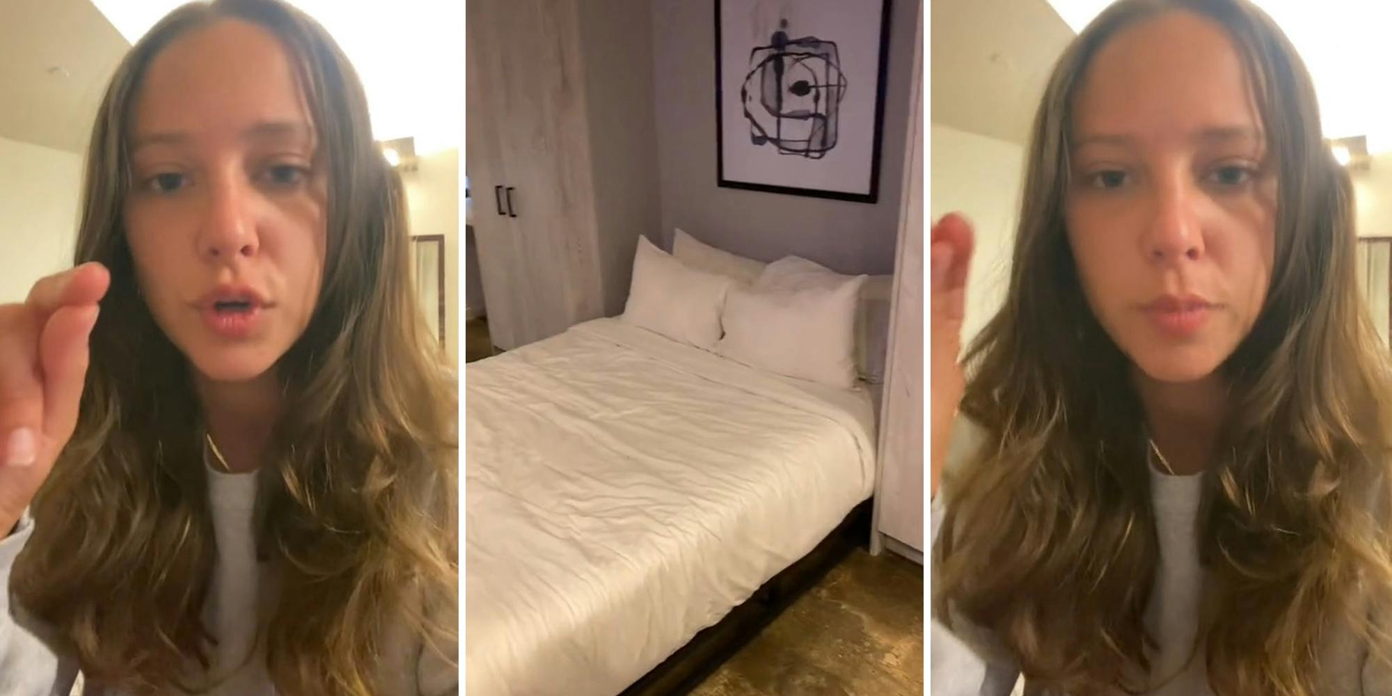 Woman issues warning against Philadelphia hotel after discovering mysterious holes in the wall