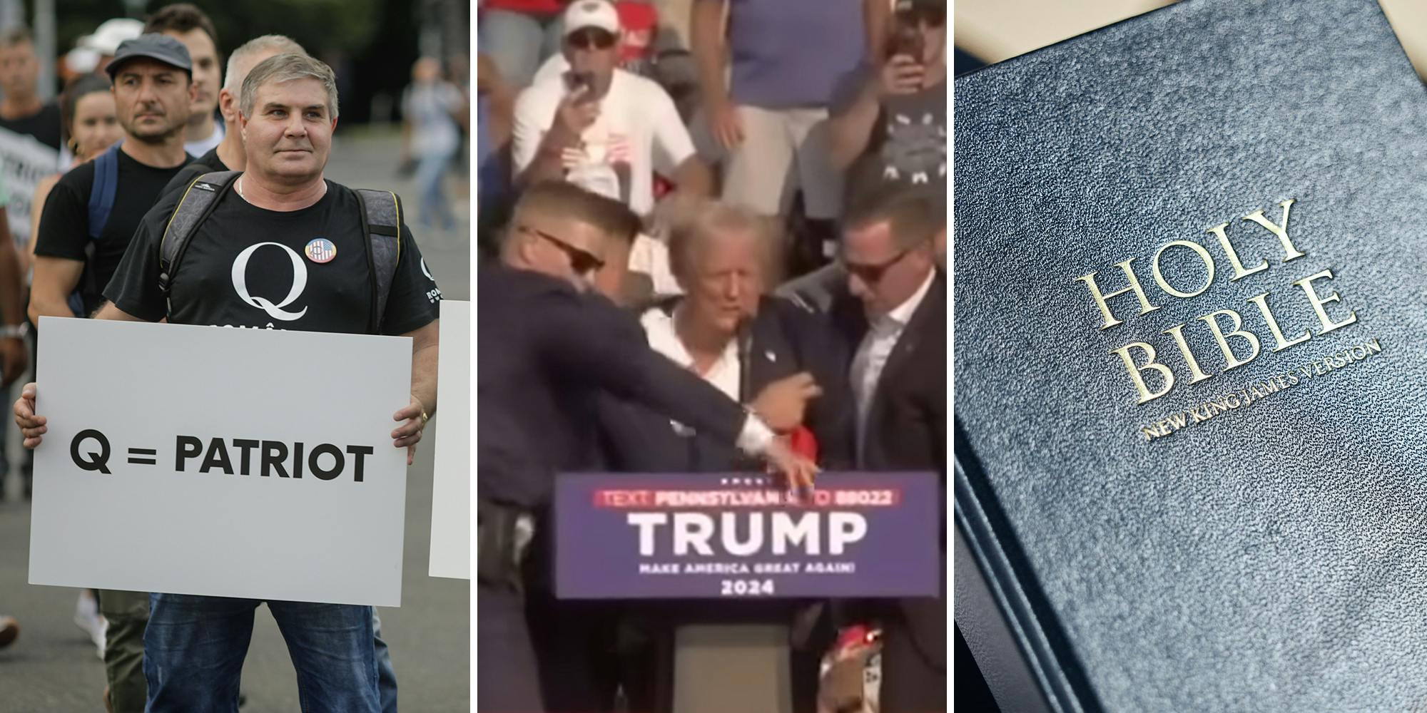 QAnon crowd thinks Trump assassination attempt predicted in the Bible