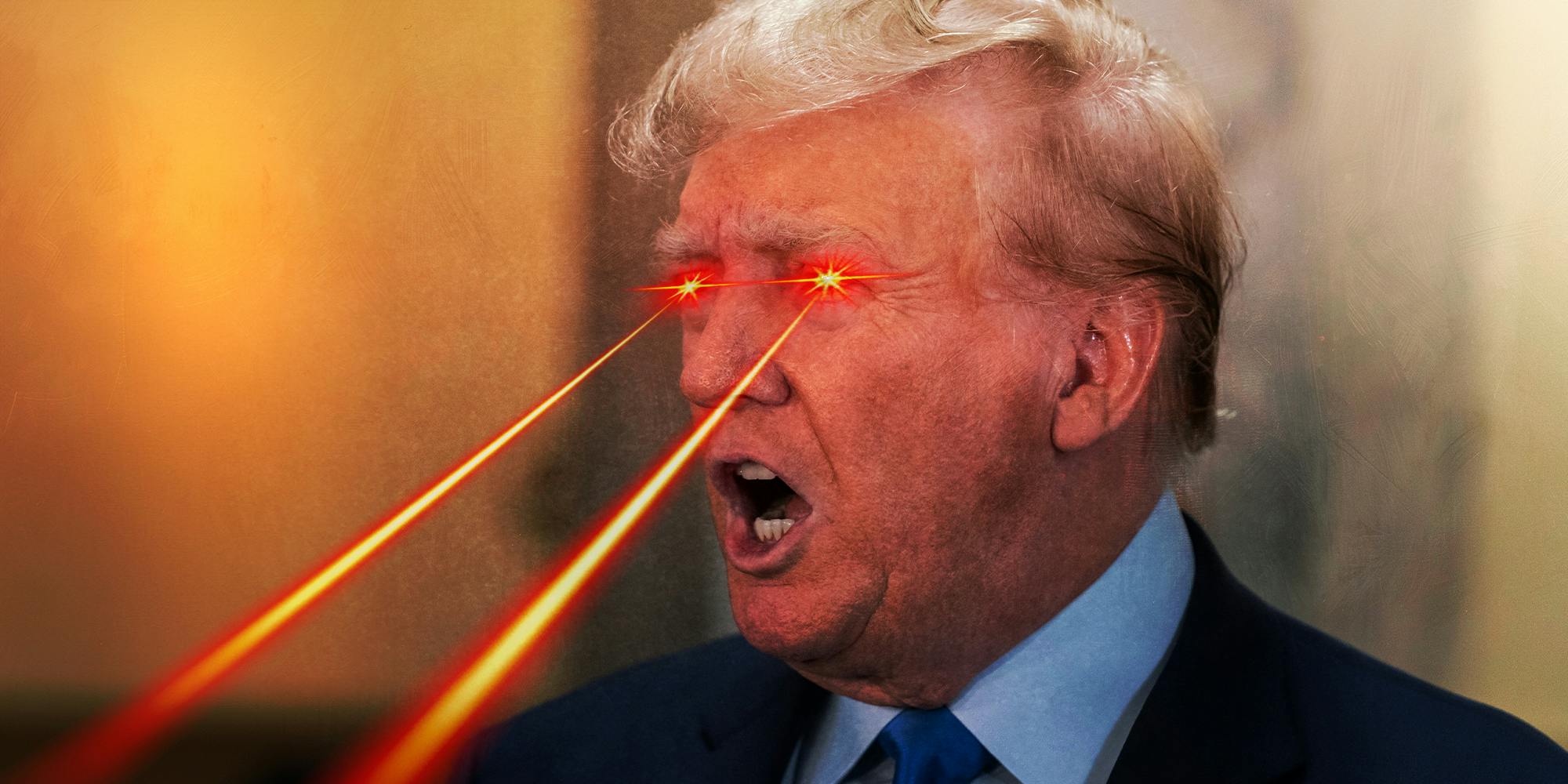 Laser eye profile pictures take over Trump-backing tech crowd