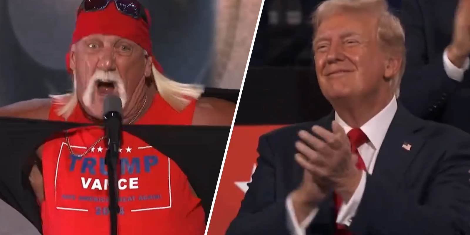 Americans Can't Believe Trump Blew Hulk Hogan a Kiss