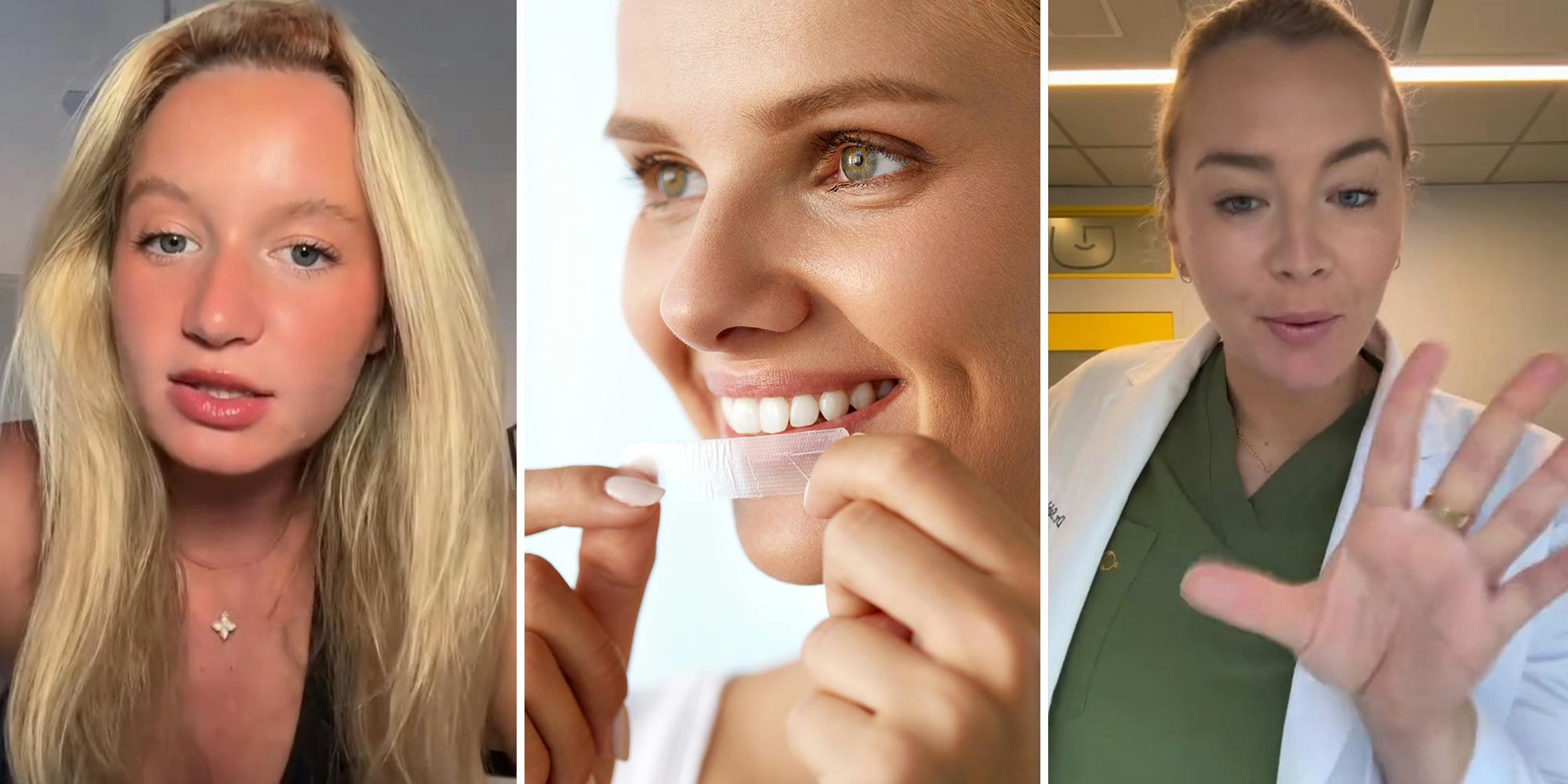 Expert issues warning on viral whitening strips that ‘rebuild your teeth’