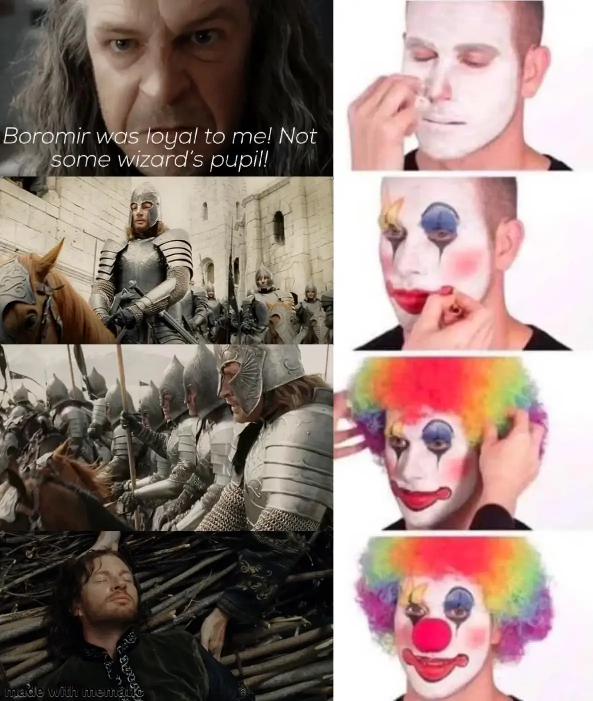 booboo the fool meme about lord of the rings