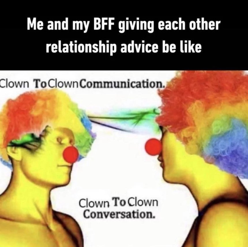 clown to clown communication meme