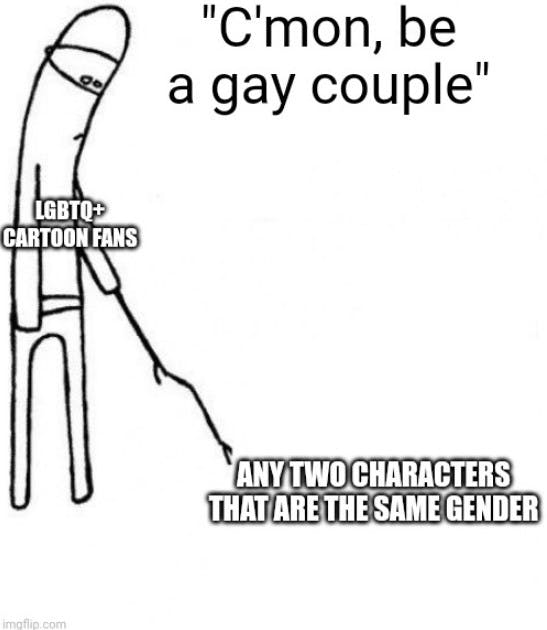 c'mon do something meme wanting a gay couple to do something