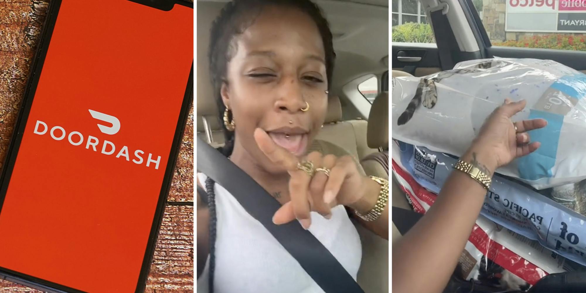 ‘I’m not taking it out the car’: DoorDash customer orders 4 bags of pet food. Worker refuses to take it out of her car because it’s too heavy