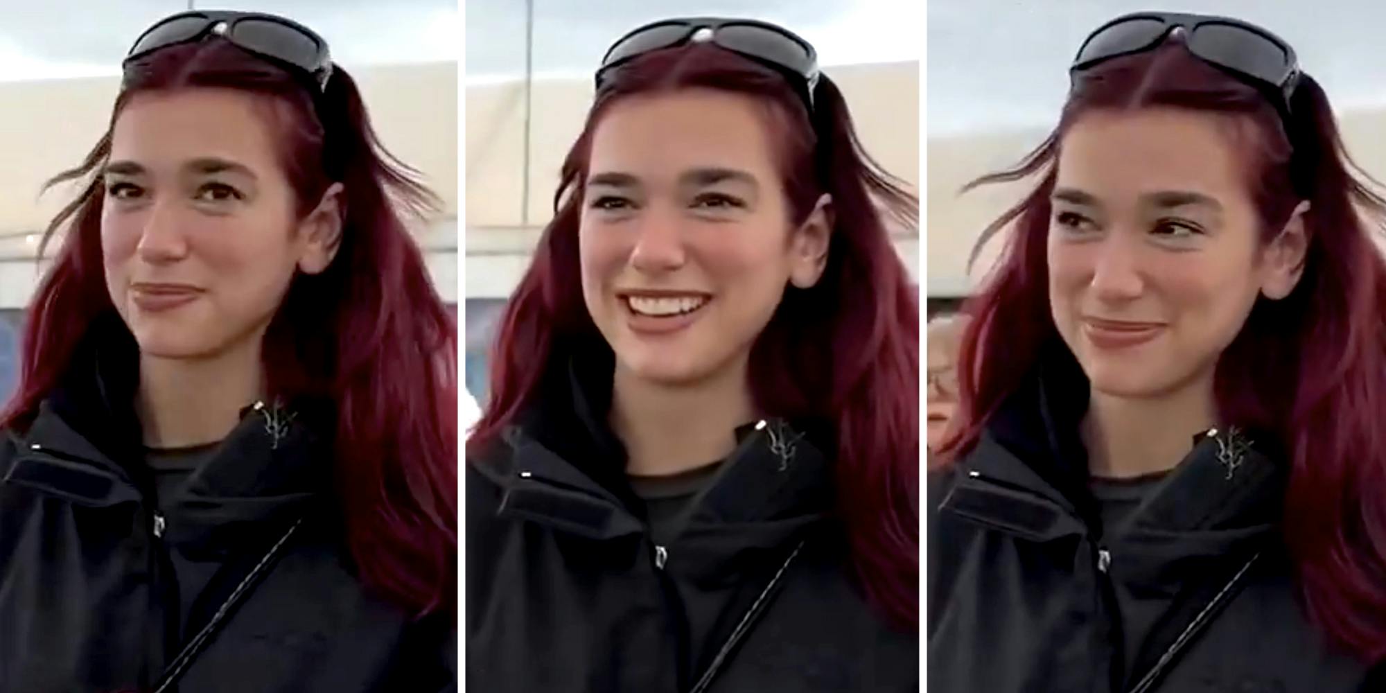 Dua Lipa was forced to listen to a song at Glastonbury—her reactions are now a meme