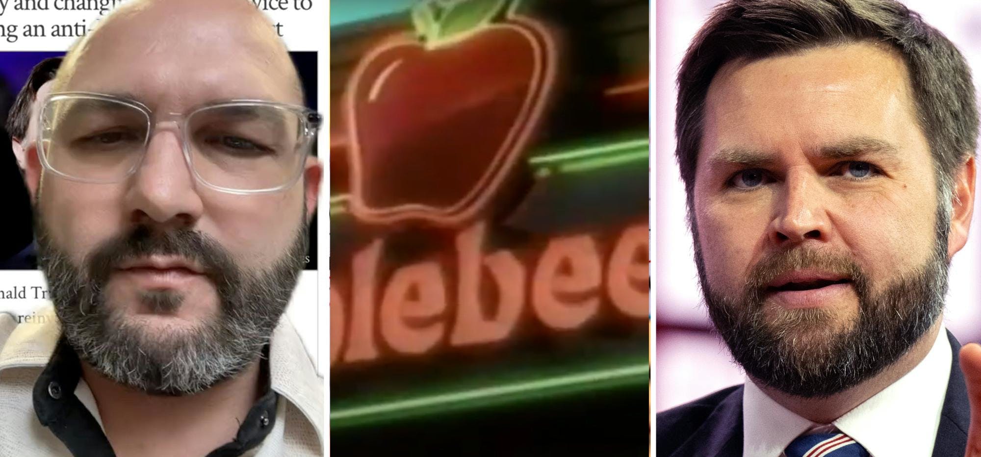 ‘I was not going to take one for the team’: Man claims he went on Applebee’s date with JD Vance in 2001