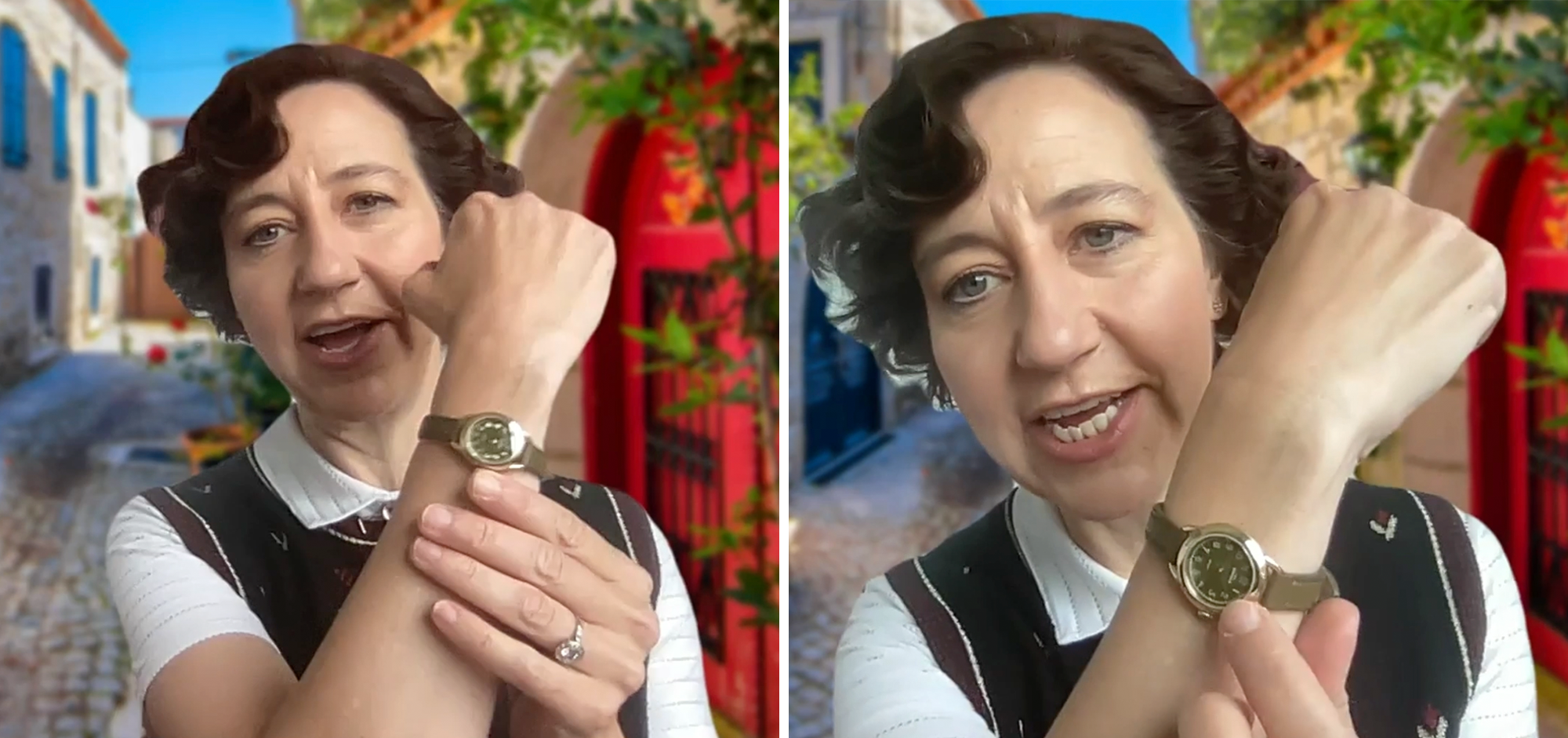 kristen schaal shows off her watch