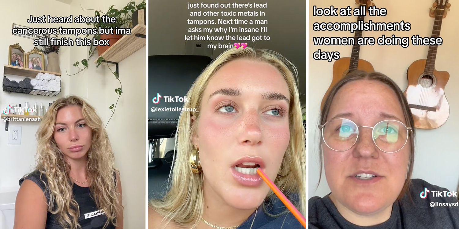 Women Of TikTok Respond To Metals In Tampons Study